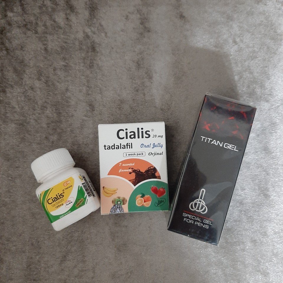 Cialis 100 Mg 30 Tablet + Cialis 20 Mg Jel + Titan Jel