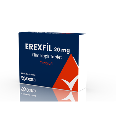 Erexfil 20 mg 4 Tablet Eczaneden Satış